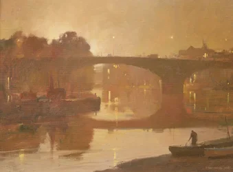 Night, Kew Bridge, 1989